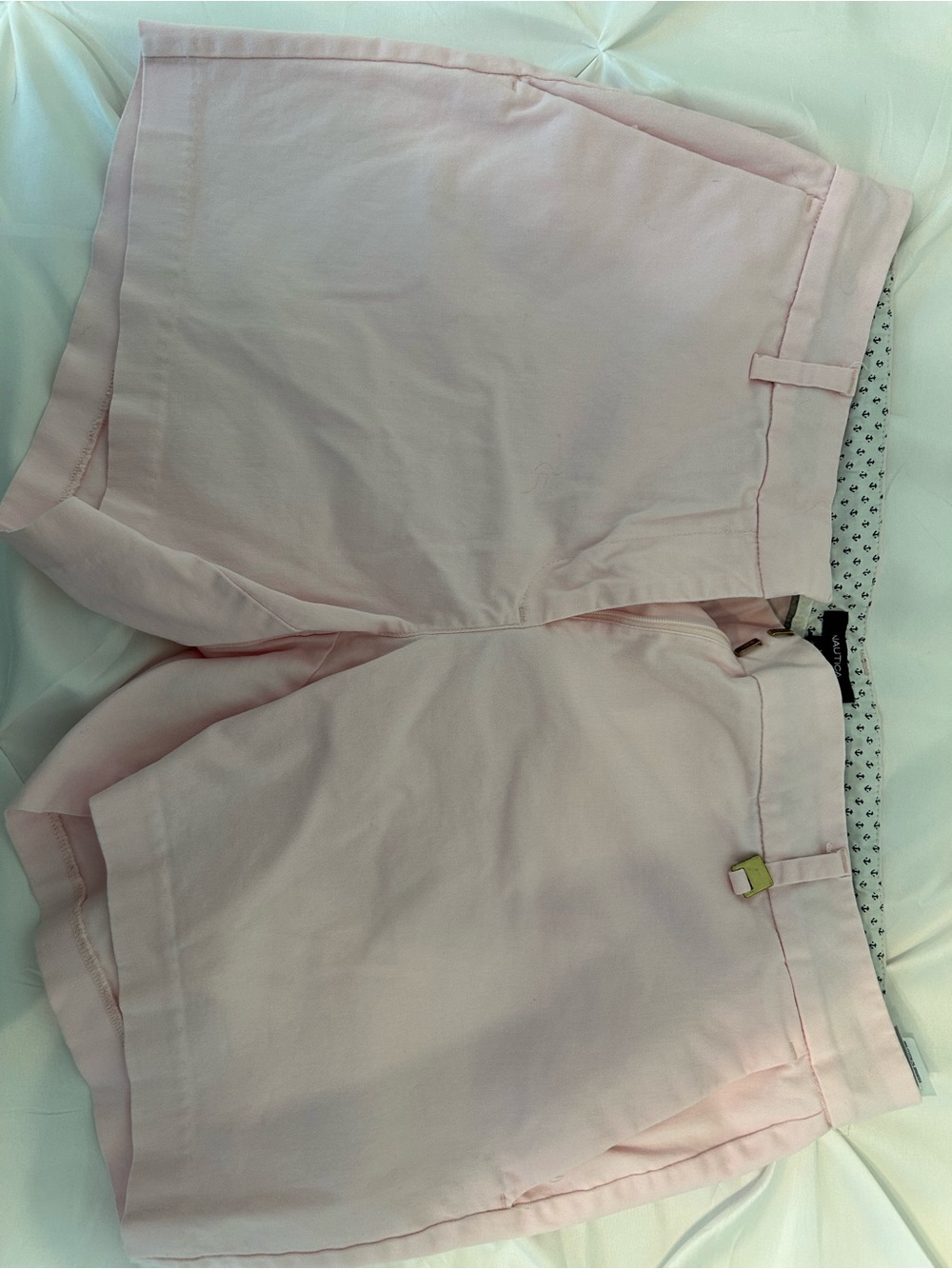 Nautica Pale Pink Tailored Bermuda Shorts